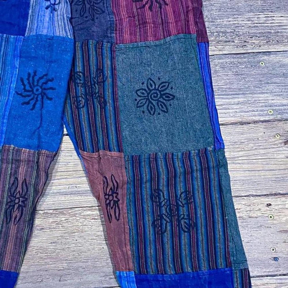 Beautiful boho patchwork pant multicolored - Picture 3 of 3